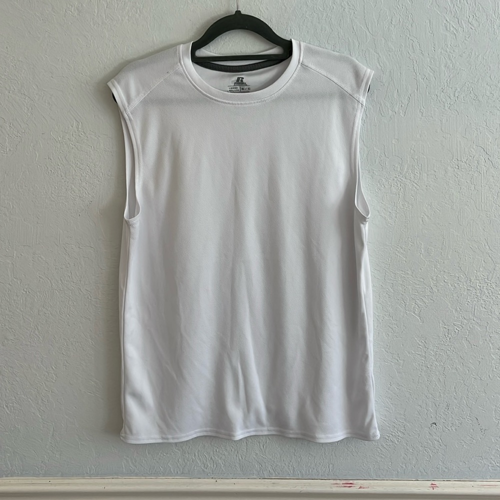 Men’s Russell Loose Fit Dri-Power Work Out Muscle Tank